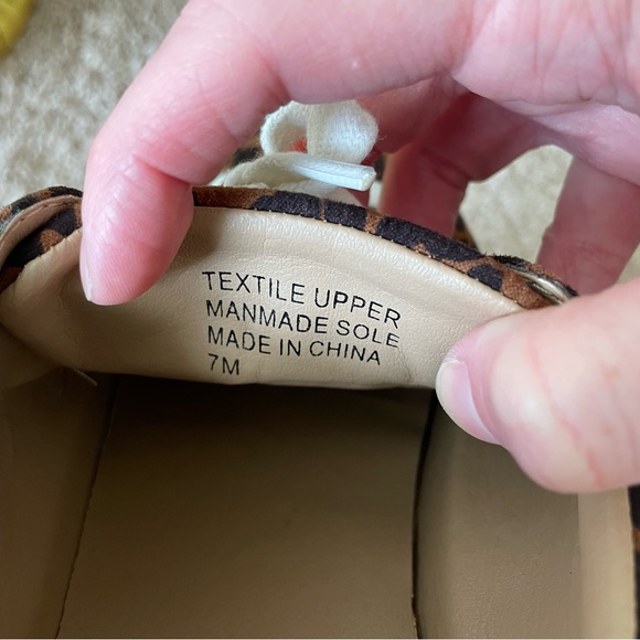 Loft Leopard Print Lace Up Sneaker size 7 - Picture 8 of 8